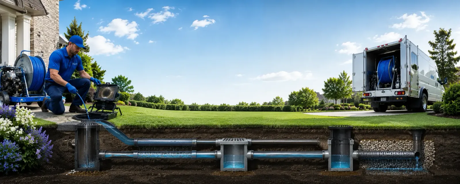 Outdoor drain cleaning information for Manhattan, KS